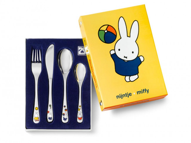 Couvert Enfant 4pcs Miffy Jouet Acier Inox Couvert Enfant 4pcs Miffy Jouet Acier Inox