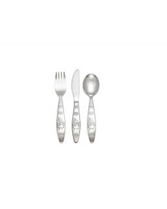 Couvert enfant 3 pcs Princesse acier inox