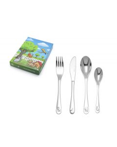 Couvert enfant 4 pcs Animaux domestiques