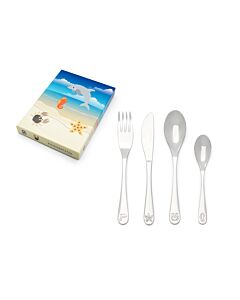 Couvert enfant 4 pcs Animaux marins