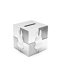 Tirelire Cube Miffy couleur argent