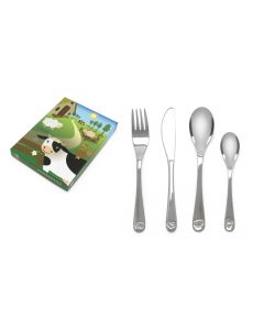 Couvert enfant 4 pcs Animaux de la ferme