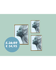 Set de 3 cadres photo Sweet Memory couleur argent - 10x15cm / 13x18cm / 15x20cm