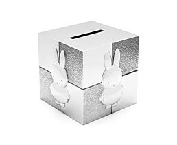 Tirelire Cube Miffy couleur argent