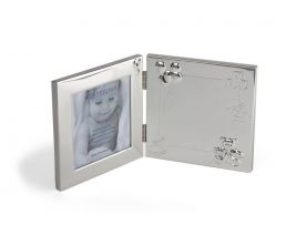 Cadre photo Happy Baby 10x10 arg/laq