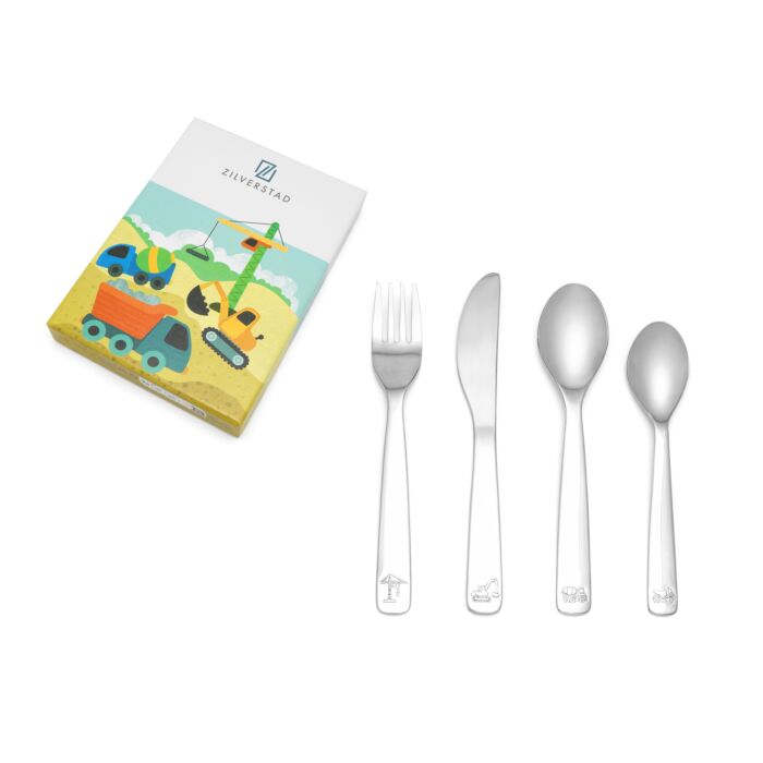 Couvert enfant 4 pcs Miffy acier inox